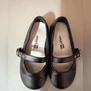 SmartFit Classic Black Kids Dress Shoes